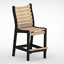[BCC2041BK] Bristol Counter Chair (Black)