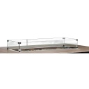 12" x 24" Rectangular Glass Wind Guard