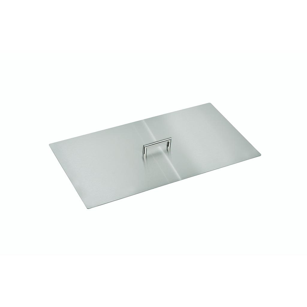 12" x 24" Rectangular Stainless Steel Burner Cover