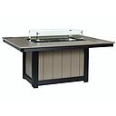 Donoma 42" x 54" Rectangular Fire Bar Table