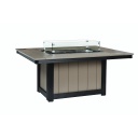 Donoma 42" x 54" Rectangular Counter Fire Table
