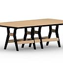 Harbor 44" x 96" Rectangular Bar Table