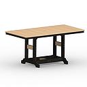 Garden Classic 33" x 66" Rectangular Table Bar Height