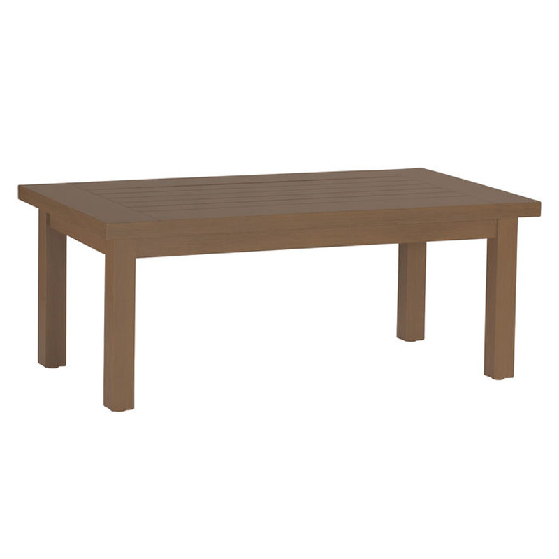 Club Aluminum Rectangular Coffee Table