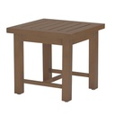 Club Aluminum End Table (#11 Sandal Wood)