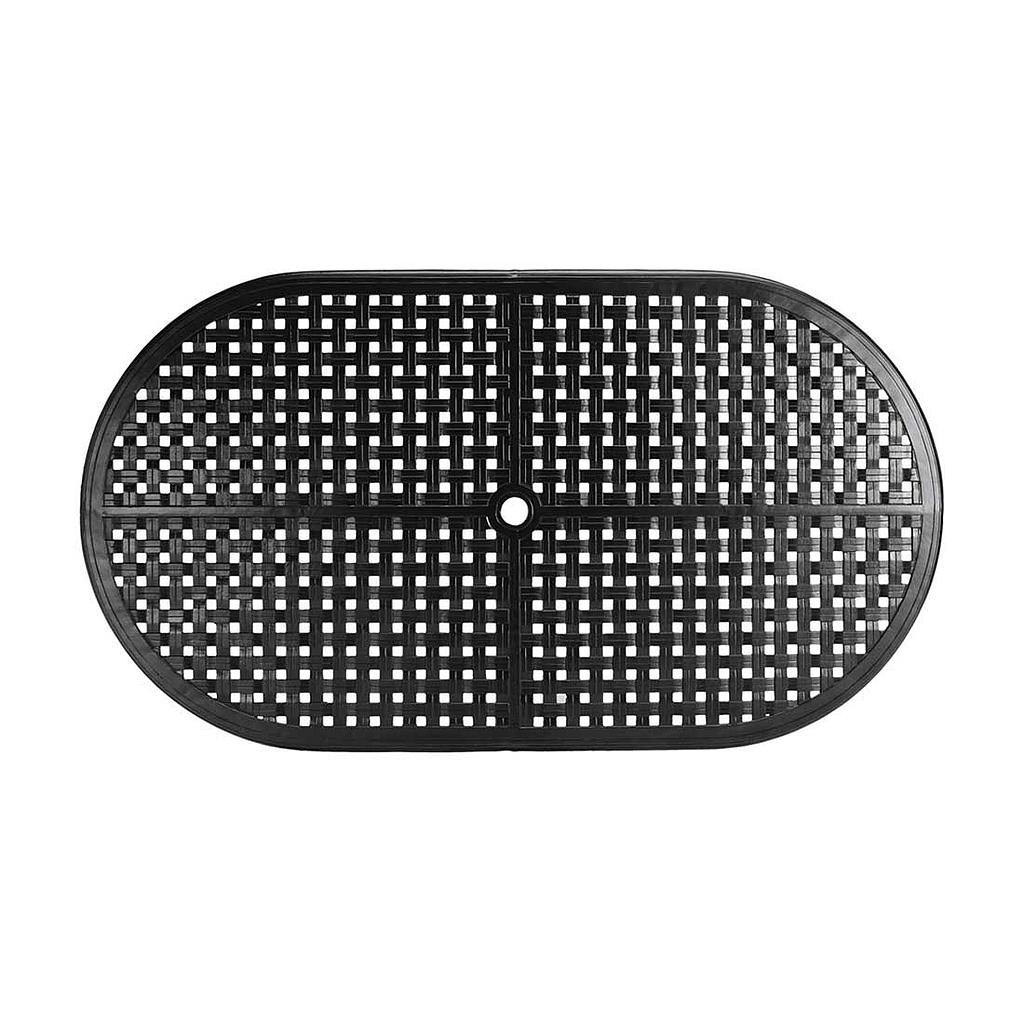 Double Lattice Oval 39" x 71" Dining Top