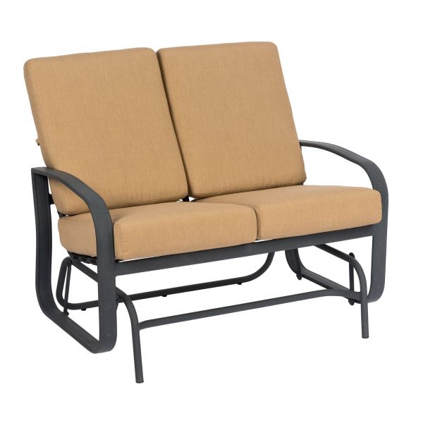 Cayman Isle Cushion Love Seat Glider