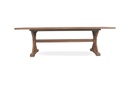 Universal Teak 100” Rectangular Dining Table 
Trestle Base