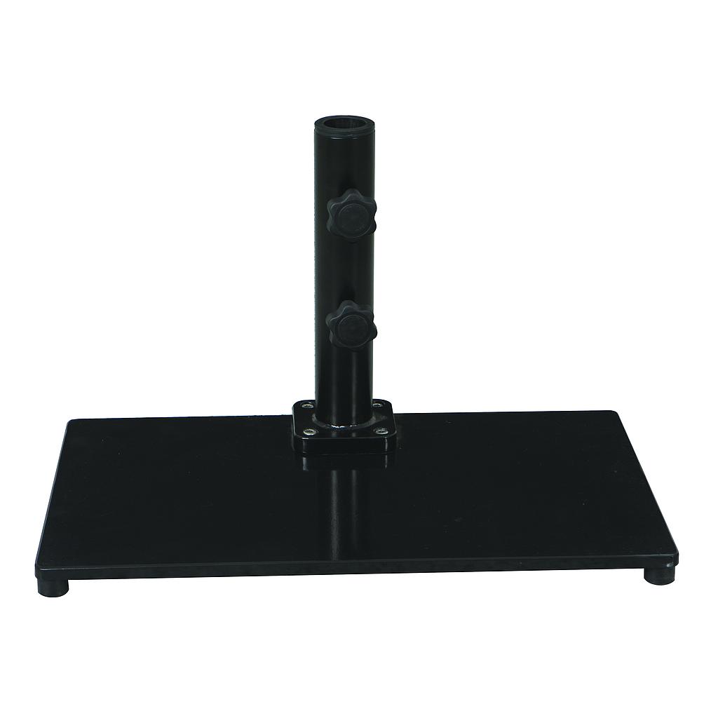 13" x 22" Rectangle Steel Plate Umbrella Base