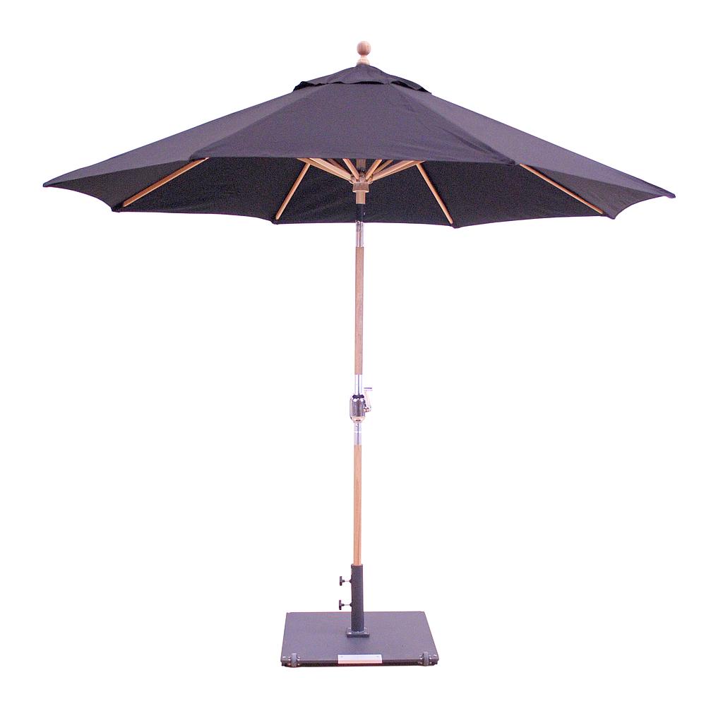 537 - 9' Crank/Rotational Lift Teak Umbrella