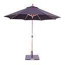 537 - 9' Crank/Rotational Lift Teak Umbrella