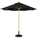 136 - 9' Single Pole Wood Umbrella