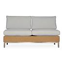 Elements Armless Settee with Loom Back