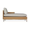 Elements Left Arm Chaise with Loom Arm & Back
