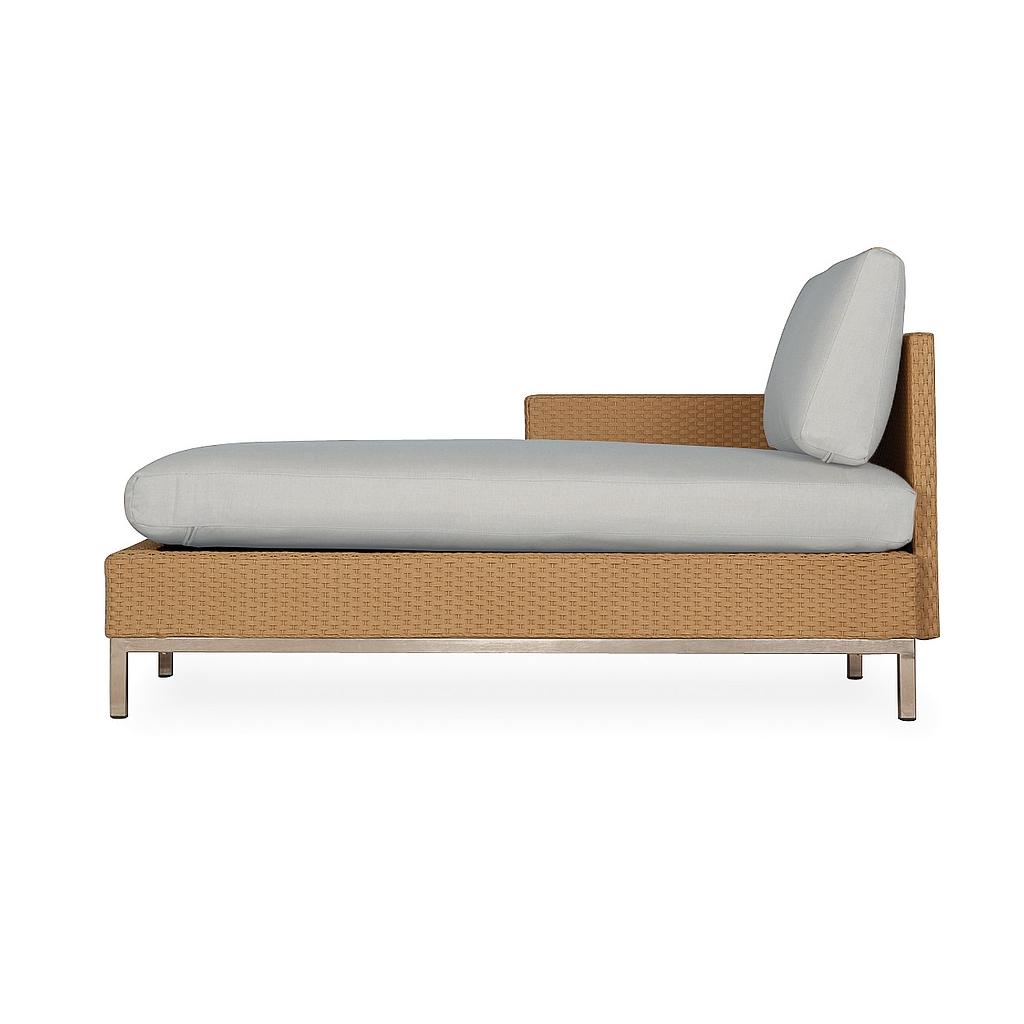 Elements Right Arm Chaise with Loom Arm & Back
