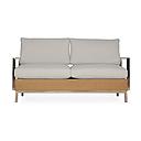 Elements Settee with Stainless Steel Arms & Back