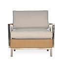 Elements Lounge Chair with Stainless Steel Arms & Back