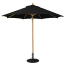 532 - 9' Four Pulley Lift Teak Umbrella