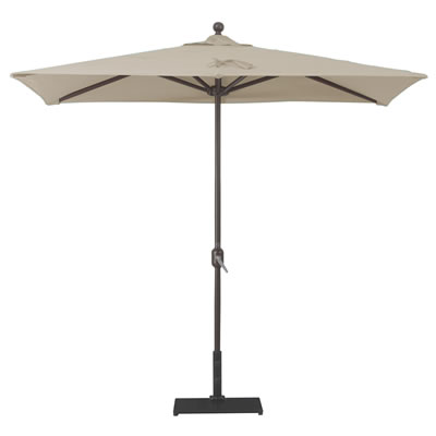 772 - 3.5' x 7' Half Wall Commercial Umbrella