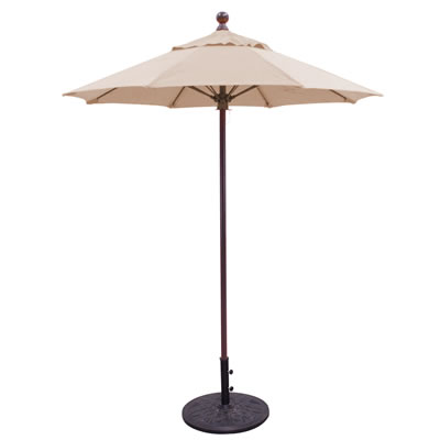 715 - 6' Fiberglass Ribs Commercial Umbrella