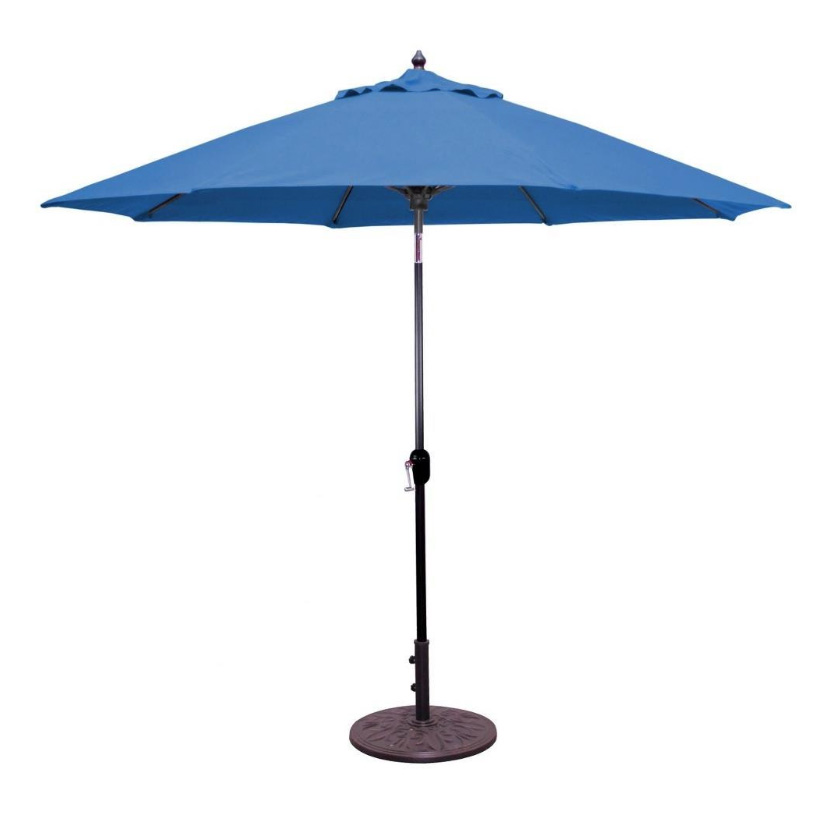 736 9' Standard Auto Tilt Aluminum Umbrella