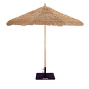 136 - 9' Single Pole Wood Umbrella