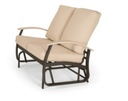Belle Isle Cushion 2-Seat Glider w/ Polymer Accents
