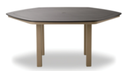 62&quot; Hexagonal Dining Height Table