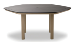 62" Hexagonal Dining Height Table