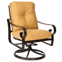 Belden Cushion Swivel Rocking Dining Arm Chair