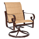 Belden Padded Sling Swivel Counter Stool