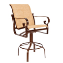 Belden Padded Sling Swivel Bar Stool