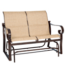 Belden Sling High Back Swivel Rocking Dining Arm Chair