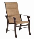 Cortland Padded Sling Dining Arm Chair