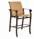 Cortland Padded Sling Stationary Bar Stool