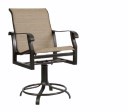 Cortland Sling Swivel Bar Stool