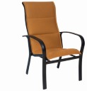 Fremont Padded Sling Dining Arm Chair - Stackable