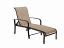 Fremont Padded Sling Swivel Rocking Dining Arm Chair