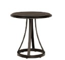 Solid Cast Top 48" Round Bar Height Fire Table