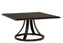 Solid Cast 42" Square Chat Height Fire Table