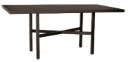 Tri-Slat Top Rectangular Coffee Table