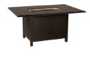 Solid Cast Top 60" x 70" Rectangular Counter Height Table
