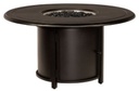 Solid Cast Top 32" Round Coffee Table with Carson Base