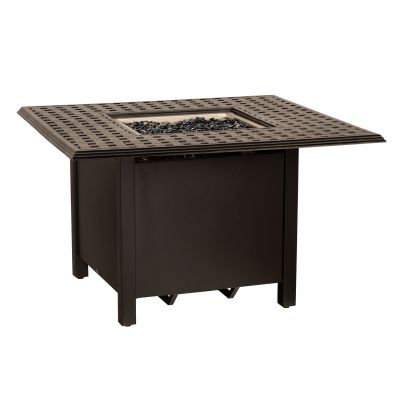 Thatch Top 42" Square Counter Height Fire Table