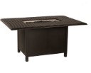 Thatch Complete Rectangular Dining Height Fire Table