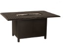 Thatch Rectangular Counter Height Fire Table