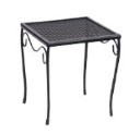 Iron Small Square End Table