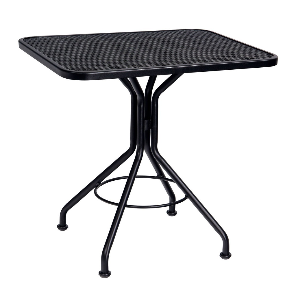 Iron Contract +Plus Mesh 30" Round Bistro Table