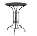 Iron 24" Round End Table