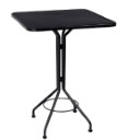Iron 30" Round Bar Height Mesh Top Bar Table